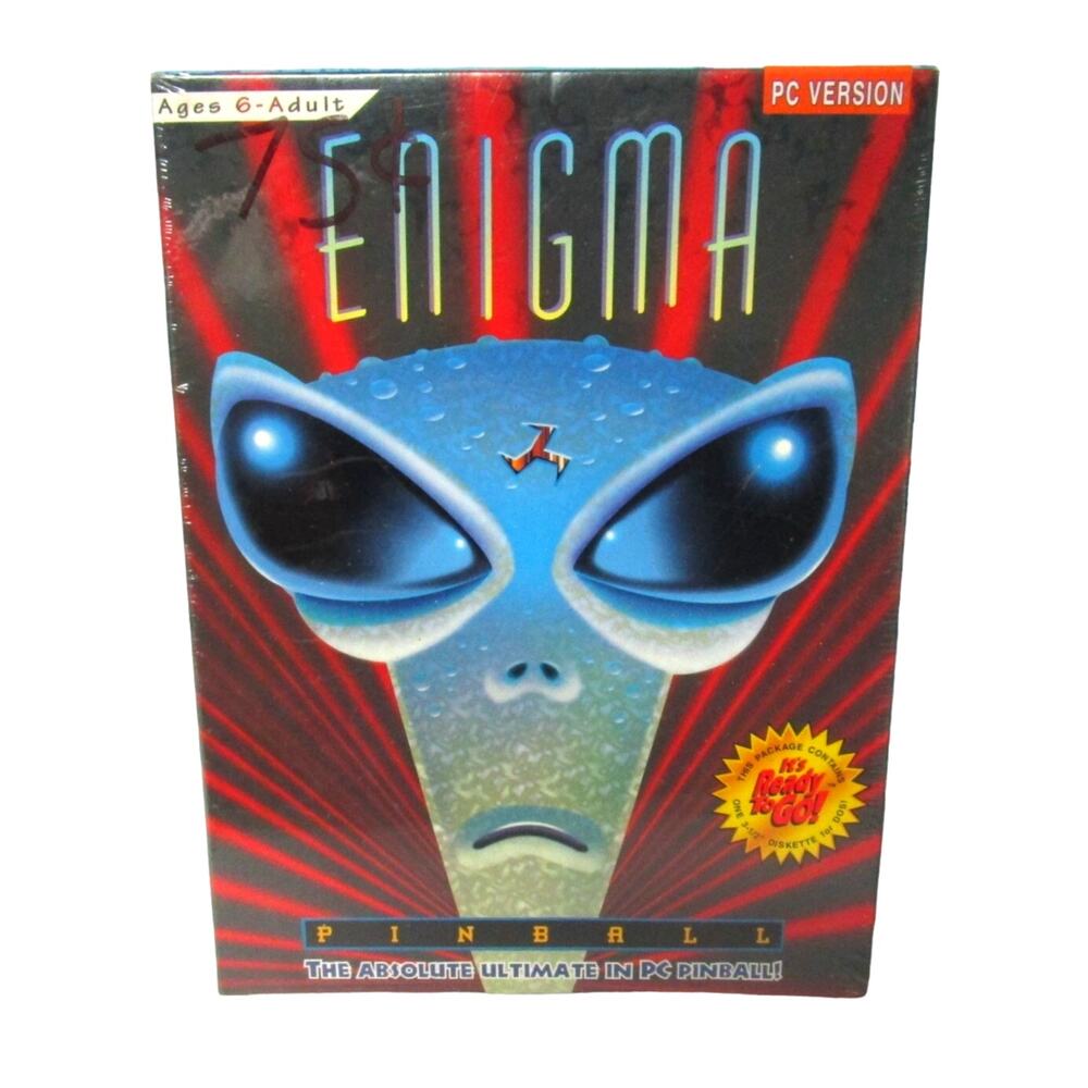 Enigma (1994) Vintage PC Pinball Game Windows/DOS Retro Computer Gaming